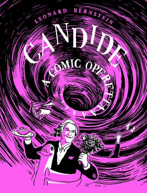 Plakat für die Operette Candide von Robert Nippoldt